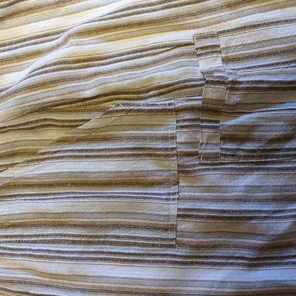 Lightweight Linen Striped Skort - Picture 3 of 4